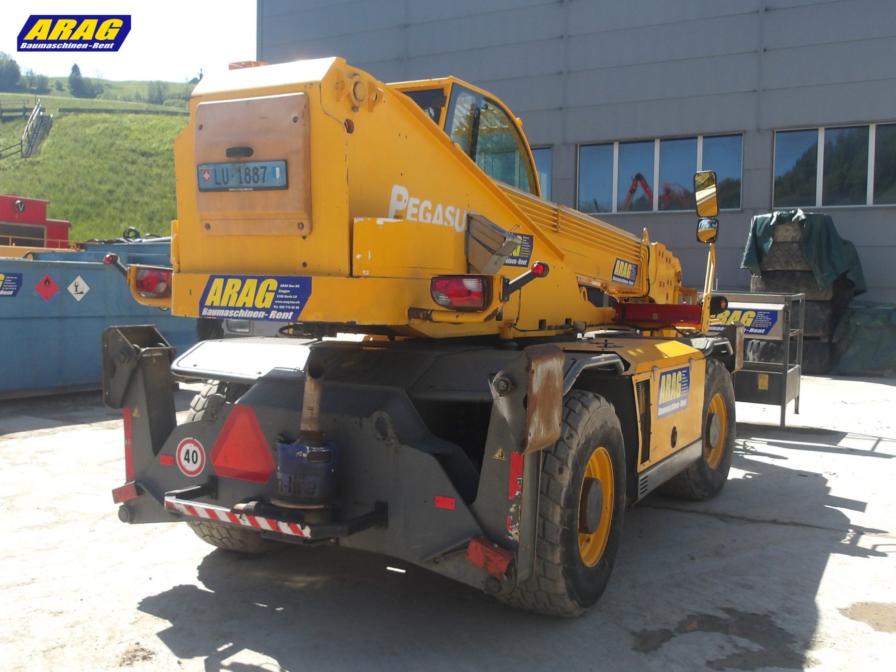 Tutte le macchine: Dieci Pegasus 60.16 Teleskoplader – Usato da Hasle LU venduto da Arag08 5