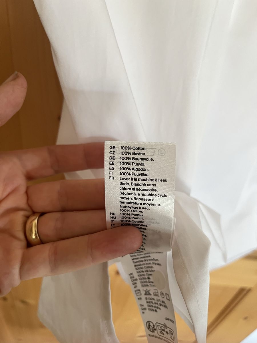 Cos Camicette: COS Hemd kurzarm, weiss Gr. 34  – Nuovo e nell'imballaggio originale da Wädenswil venduto da Iana32 3