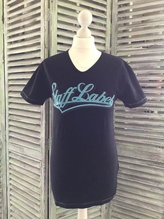 T-shirt noir marque STAFF LABEL 55