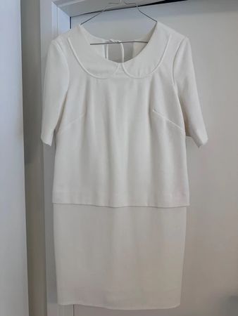 Robe Sandro blanche crème taille 3 / 38 