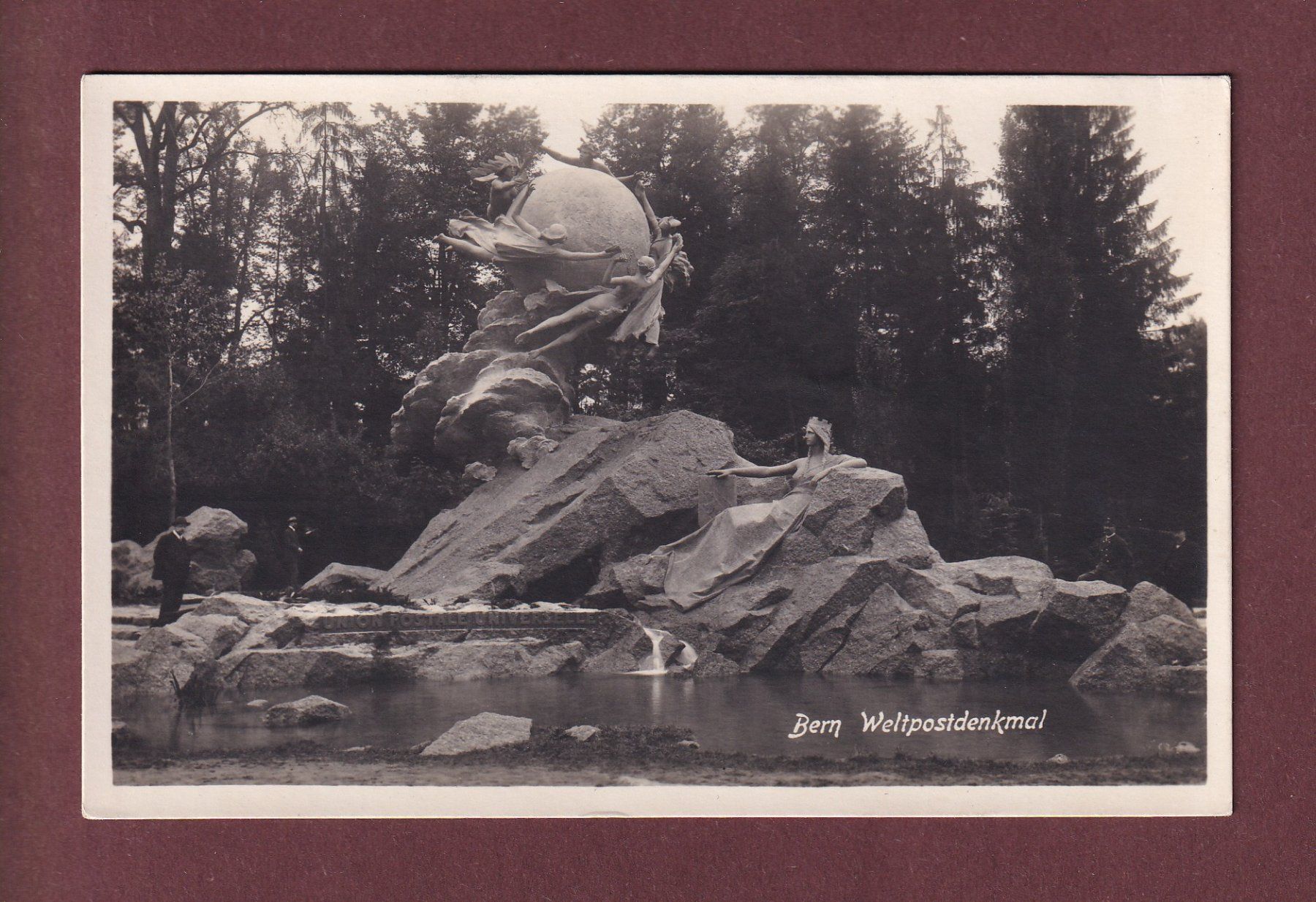 Cartes postales: BERN - Weltpostdenkmal - 1925 – D'occasion à Pully par nicecards