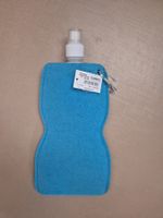 Trinkbeutel Filz türkis mit Karabiner neu