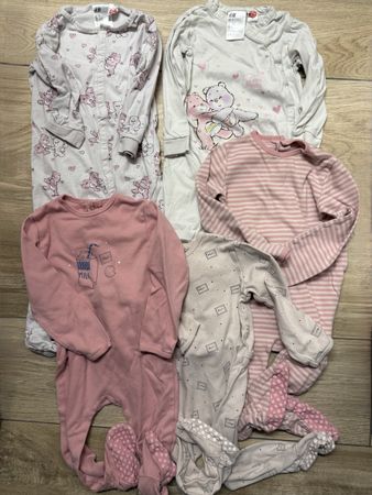 5x Pyjama für Mädchen Größe 92 H&M und La Redoute 🎀
