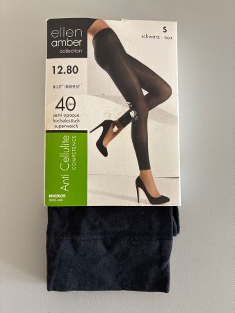 Leggins, schwarz in Grösse S, 40 den