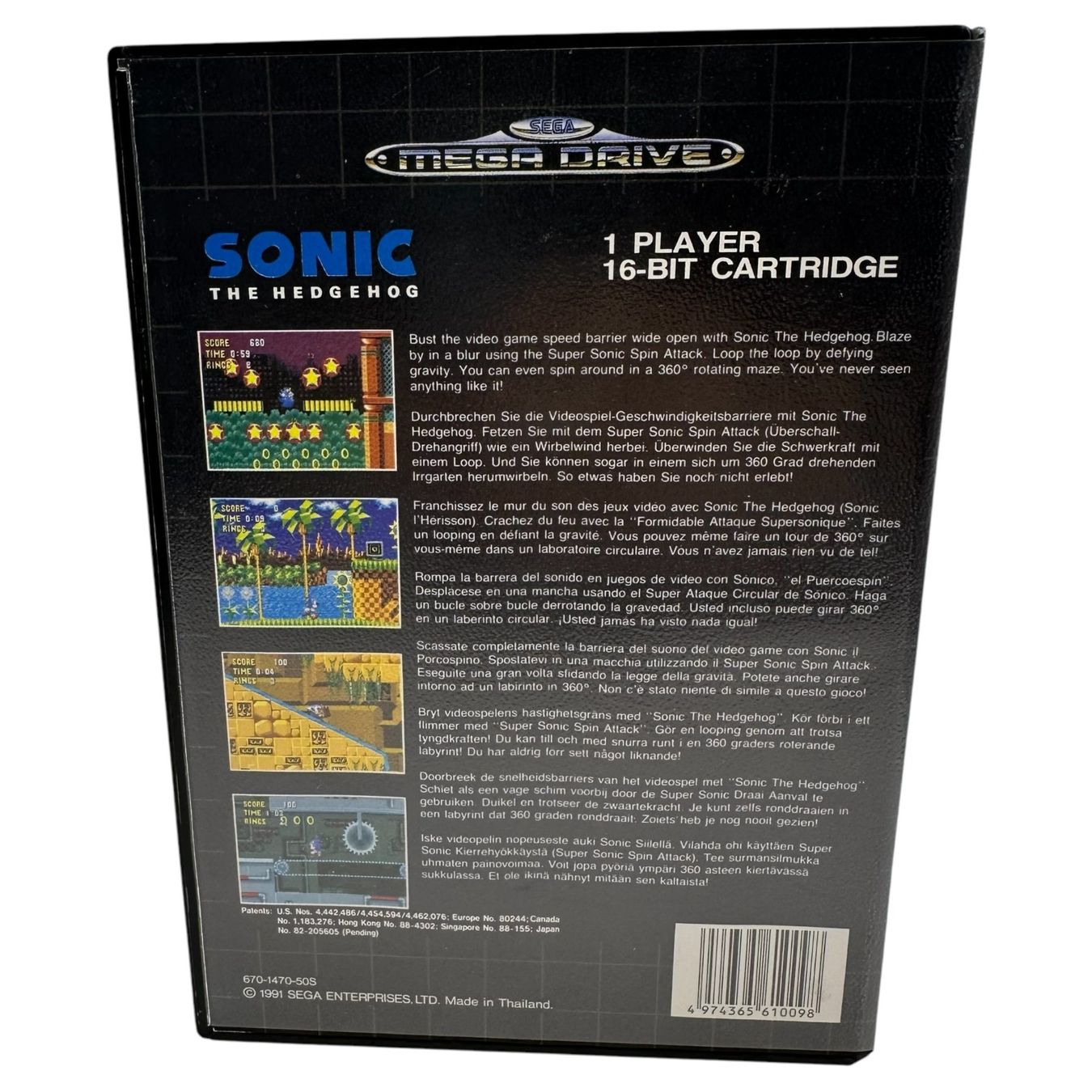 Sega Spiele: Sonic The Hedgehog - Sega Mega Drive – Gebraucht aus Düdingen von Nerdworld 1