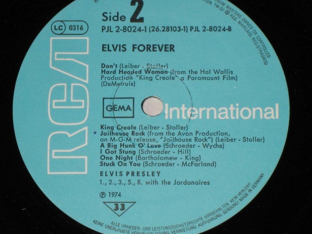 Vinyles: DOPPEL LP - ELVIS - FOREVER – D'occasion à Steckborn par Quo7 3