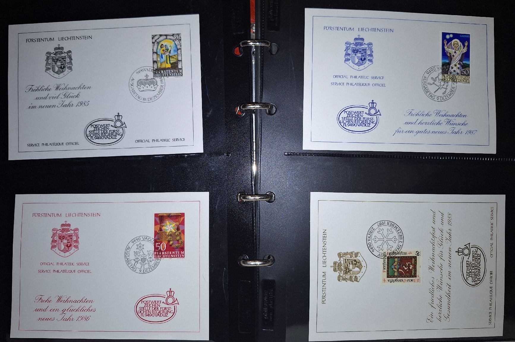 Tutti i francobolli: Div. FDC Liechtenstein  – Usato da Balgach venduto da SIMEON27 8