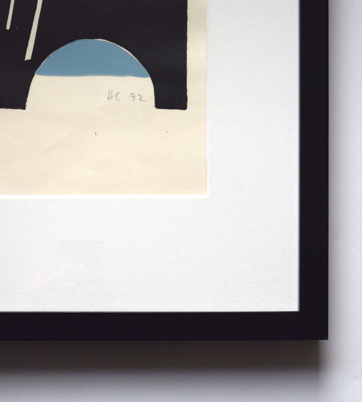 Xilografie: Abstrakt Monogramm HL Abstrakte Kunst monogrammiert – Usato da Zürich venduto da Kunstvoll 7
