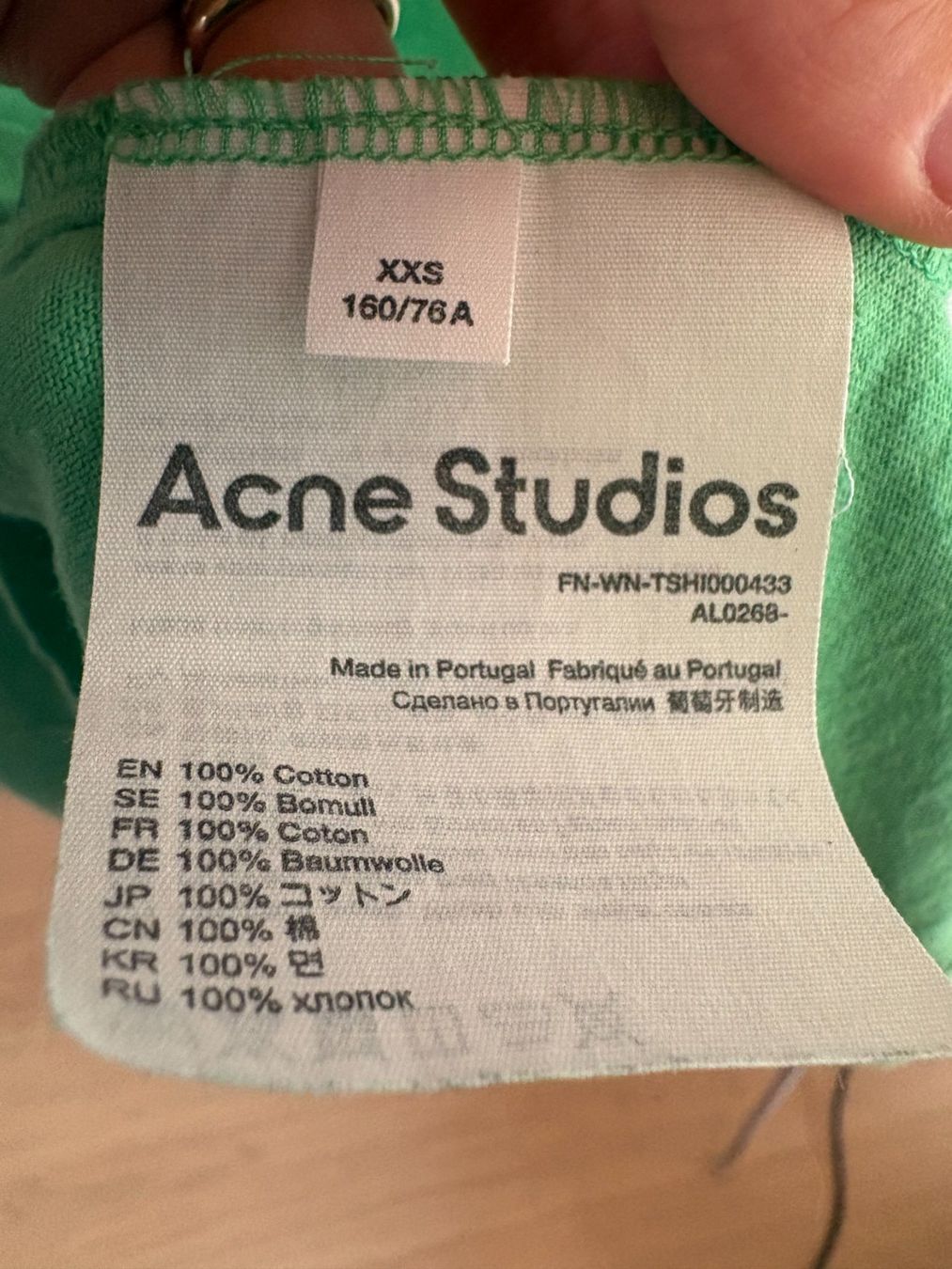 Acne Studios T-Shirts: ACNE STUDIOS T-SHIRT BATIK – Gebraucht aus Zürich von joh_z2vz 4