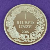 Feinsilberunze CH (AG 999) Spezialprägung - Schweiz - 2005