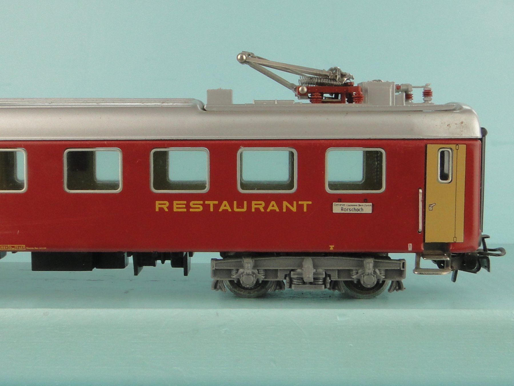 Märklin Modellini di ferrovie: Märklin 4068 SBB Restaurant, Blech – Usato da Bülach venduto da cann11 5