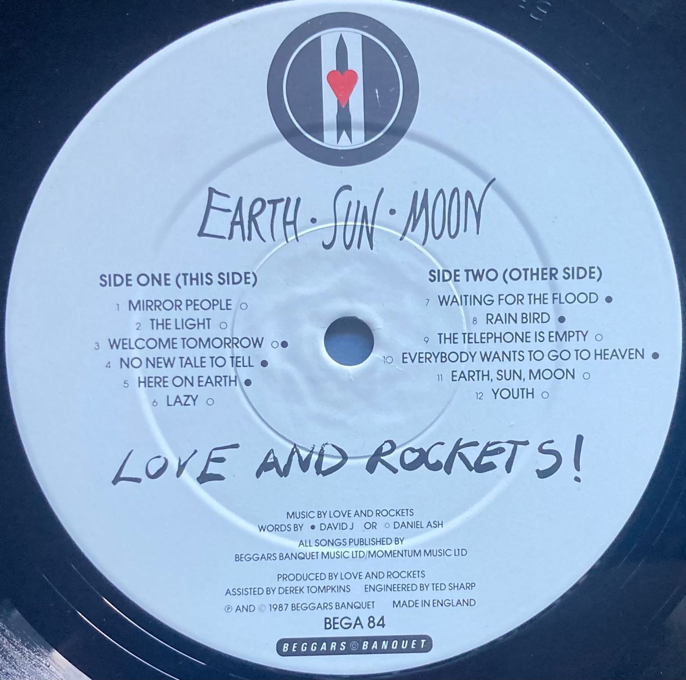 Dischi in vinile: LOVE AND ROCKETS - EARTH-SUN-MOON – Usato da Poliez-Pittet venduto da Newtown-Records 2