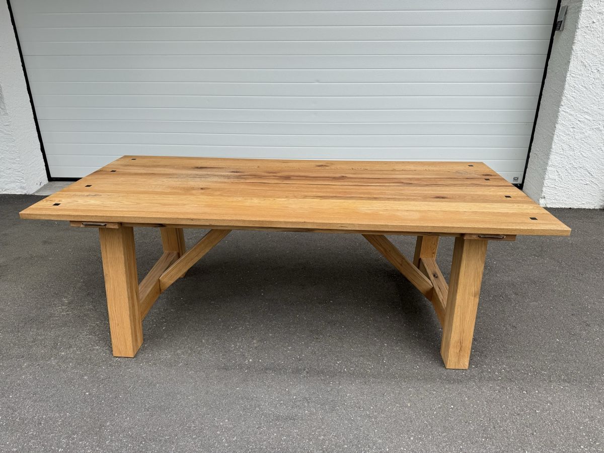 Tavoli: Massiver Holztisch / Esstisch, Eiche, vintage! – Usato da Unterwasser venduto da Kaiser1652