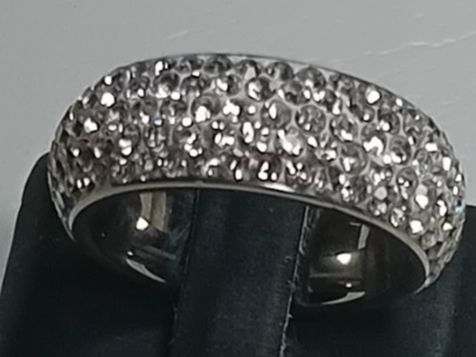 Ringe: ring edelsthal 316L,mit zerkonia,,,glanzig – Neu (gemäss Beschreibung) aus Basel von bij_5hqd