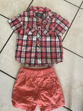 Shorts carter‘s & H&M Hemd Set, Gr. 92, Sommer