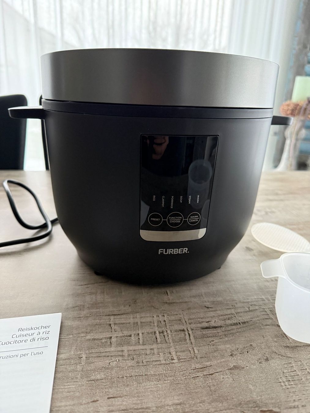 Elettrodomestici da cucina: Furber Reiskocher KUN 2.8 L, Schwarz – Usato da Wolfwil venduto da Inseider12 4