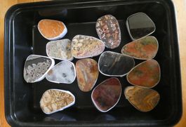 Lot de 13 pierres brut