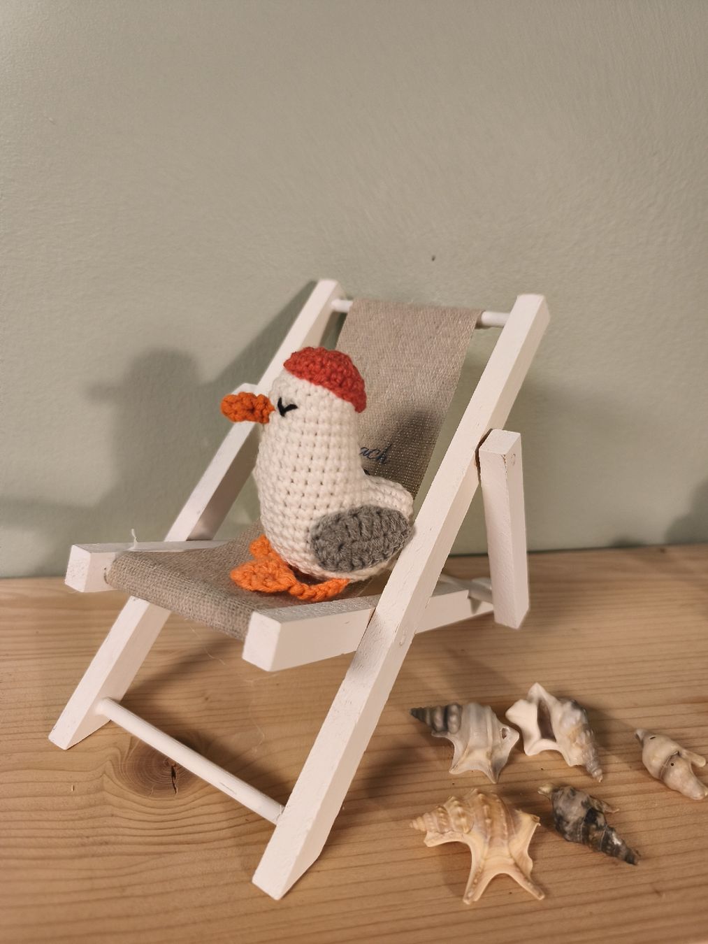 Portachiavi: Porte-clés mouette crochetée fait main – Nuovo e nell'imballaggio originale da Orbe venduto da don_ym8h 1