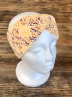 NEU Handgestricktes Stirnband mit Twist vorne