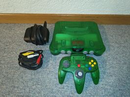 Nintendo 64 Konsole Jungle Green inkl. Controller ab 1.-