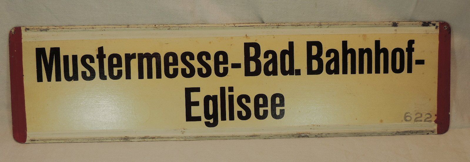 BVB Schilder: BVB Schild Jakobsberg Mustermesse-Bad. Bahnhof-Eglisee – Neu (gemäss Beschreibung) aus Duggingen von doogbua 2