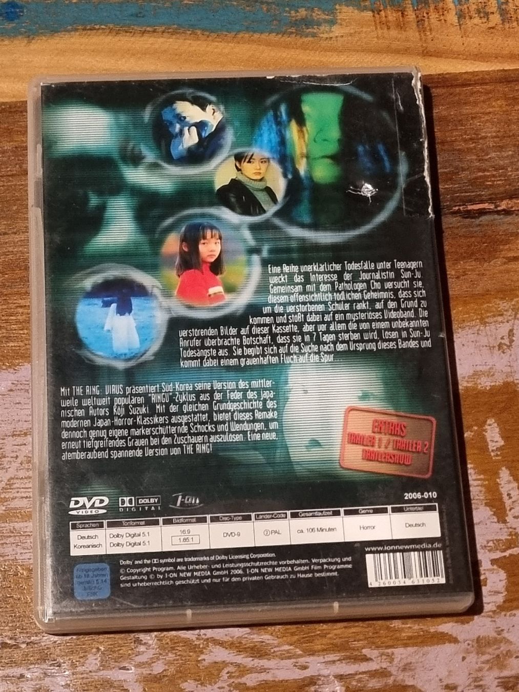 Tutti i DVDs: The Ring Virus, DVD Horror RAR – Usato da Winterthur venduto da Belzarek 1
