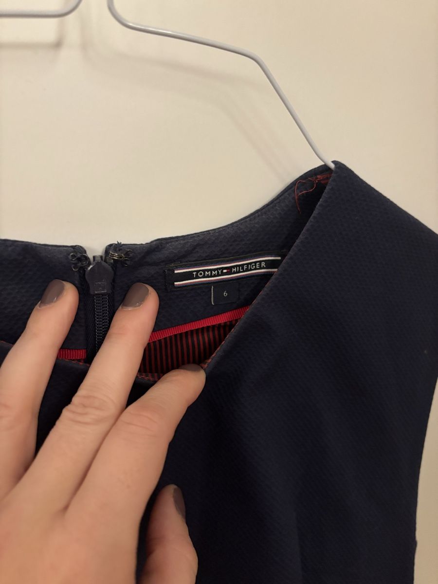 Tommy Hilfiger Kleider: Tommy Hilfiger Kleid Gr. 36/38 Blau – Gebraucht aus Worblaufen von Bern_Worblaufen 1