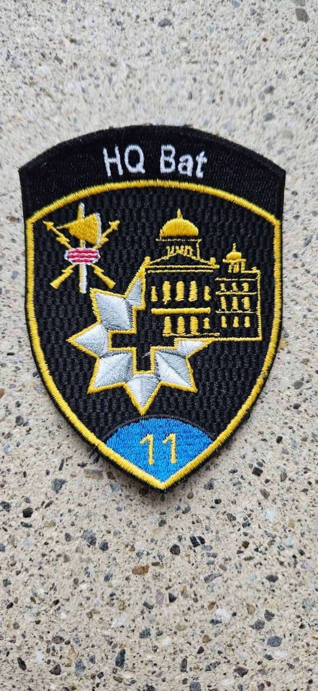 Schweizer Armee Placchette & Badge:  *** Badge HQ Bat ohne Klett ***  – Nuovo e nell'imballaggio originale da Riedholz venduto da fr_sIruP