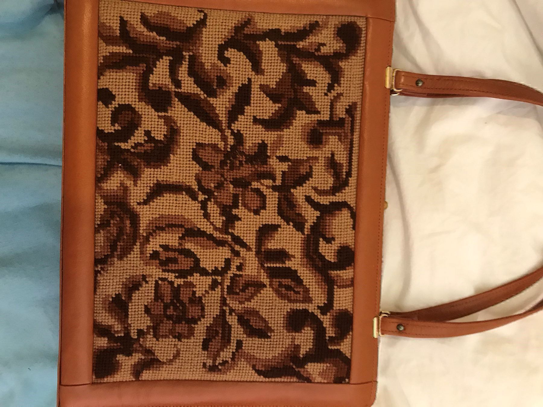 Borse da donna: Handtasche mit Gobelin-Strickerei – Usato da Pfungen venduto da FloretaK 2