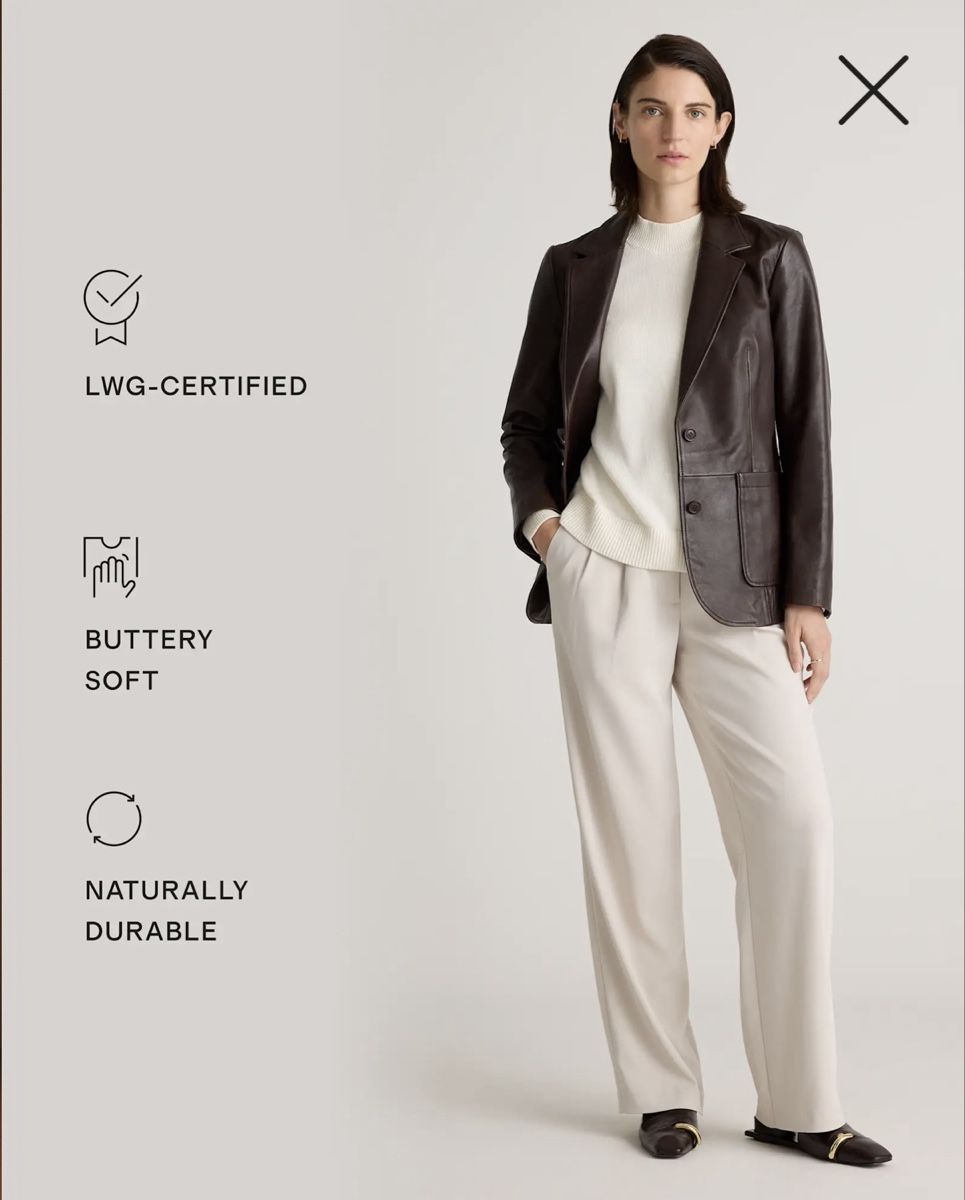 Giacche: NEU Quince Lederblazer – Nuovo e nell'imballaggio originale da Wallisellen venduto da giotak 1