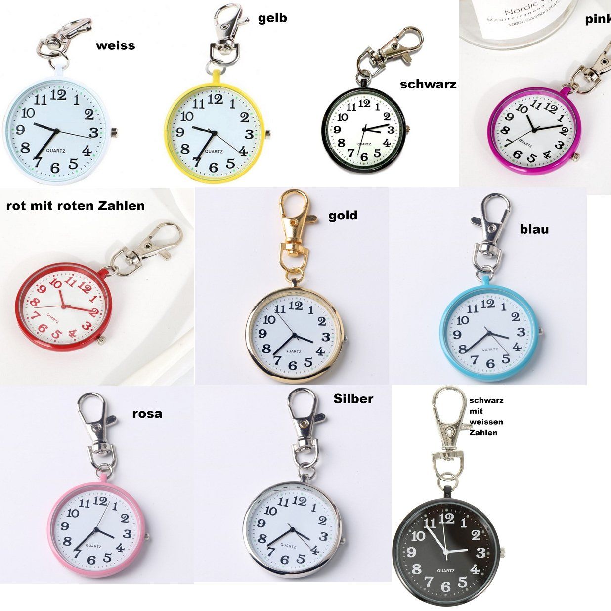 Orologi: Quarz Anhänger-Uhr gold – Nuovo e nell'imballaggio originale da Diepoldsau venduto da preisparadies-ch 2