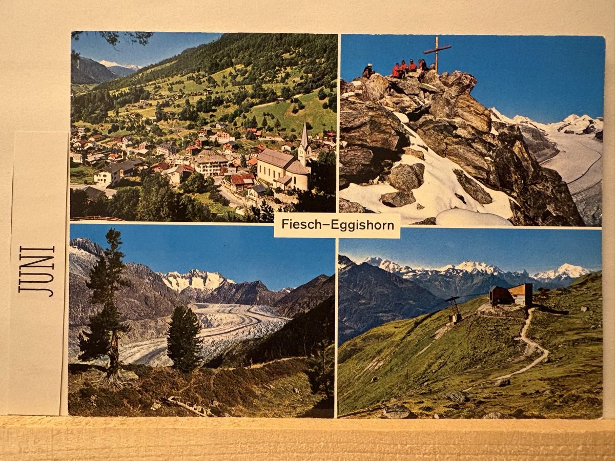 Cartoline postali: AK von Fiesch Eggishorn – Usato da Rümlang venduto da Kartenpost1