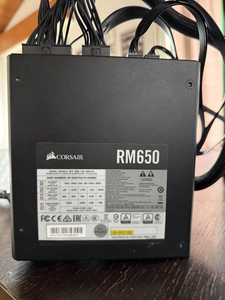 Corsair Composants électroniques: Corsair RM650 Netzteil – D'occasion à Elsau par koc_7sx9 2