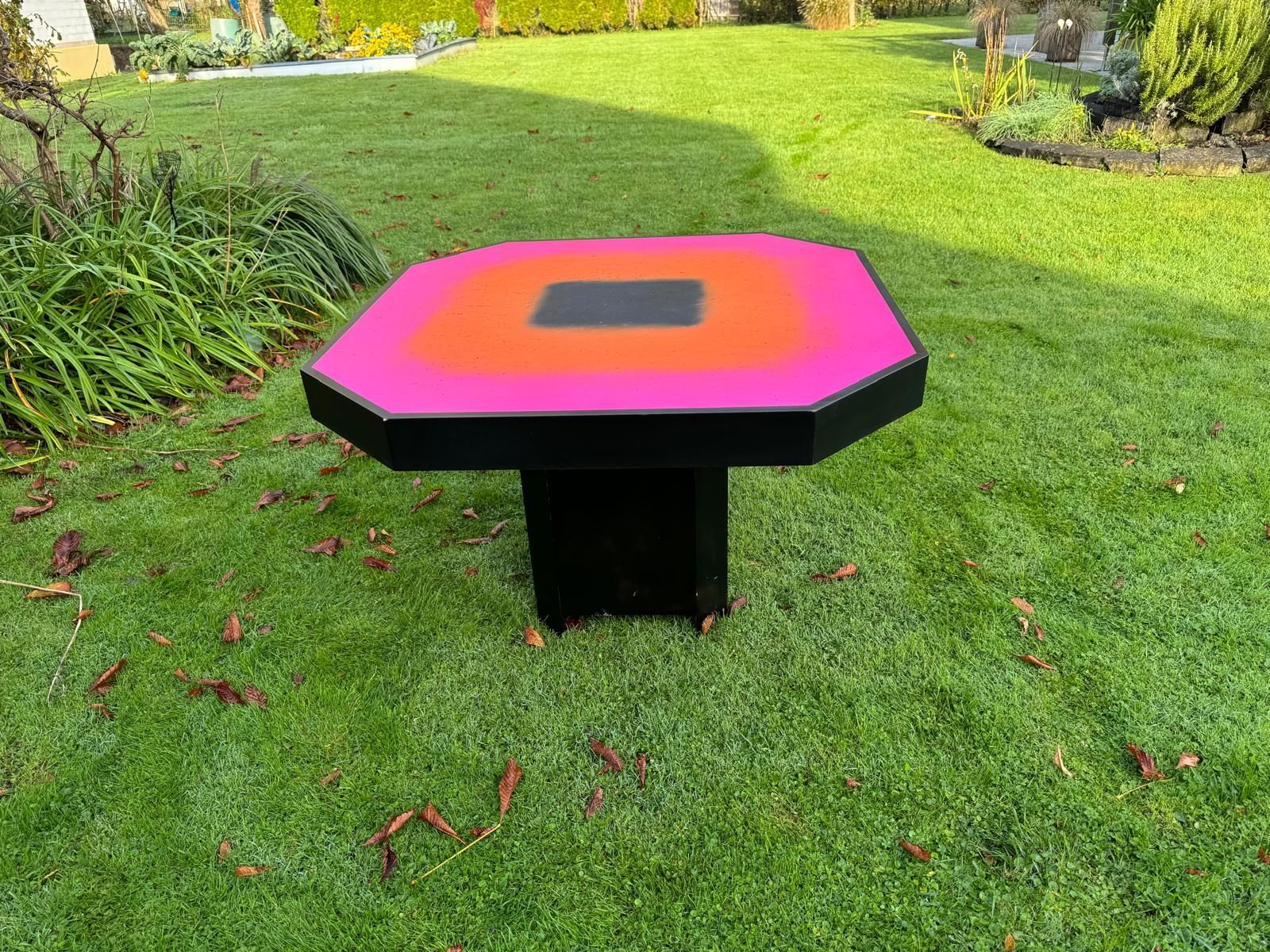 Tables: Achteckiger Gartentisch knallig bunt – D'occasion à Frümsen par Milka11 2