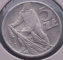 POLONIA - POLEN, 5 ZŁOTYCH 1960 - ALUMINIUM IN MUENZKARTON