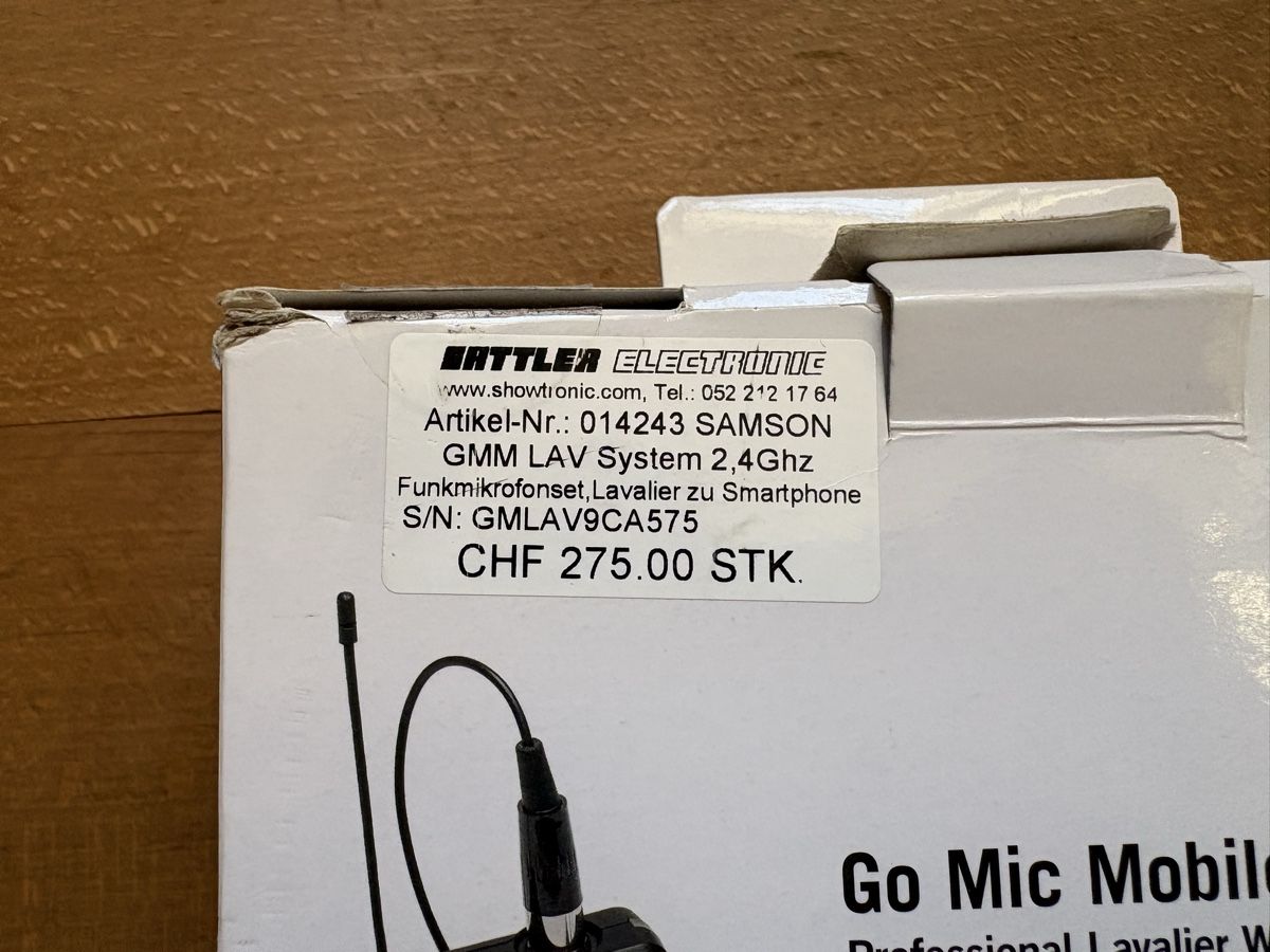 Mikrofone: Samson Go Mic Mobile Lavalier System – Gebraucht aus Winterthur von no_bern 4