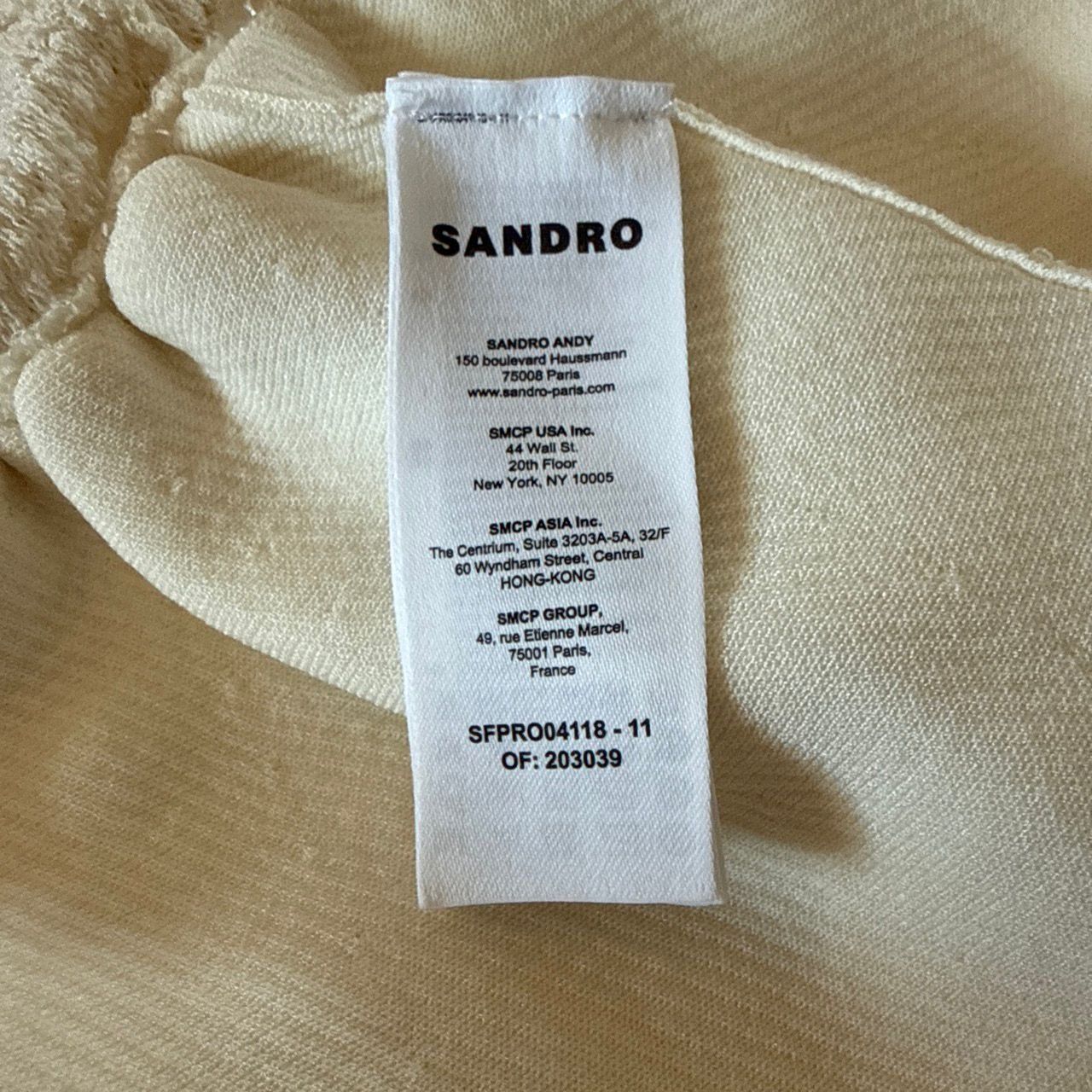 Sandro Vestiti: Sandro Kleid Strick cremefarben Grösse S neuwertig – Usato da Thun venduto da mas_p66x 3