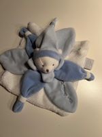 Doudou Schmusetuch Bärchen blau, neuwertig, Nuscheli