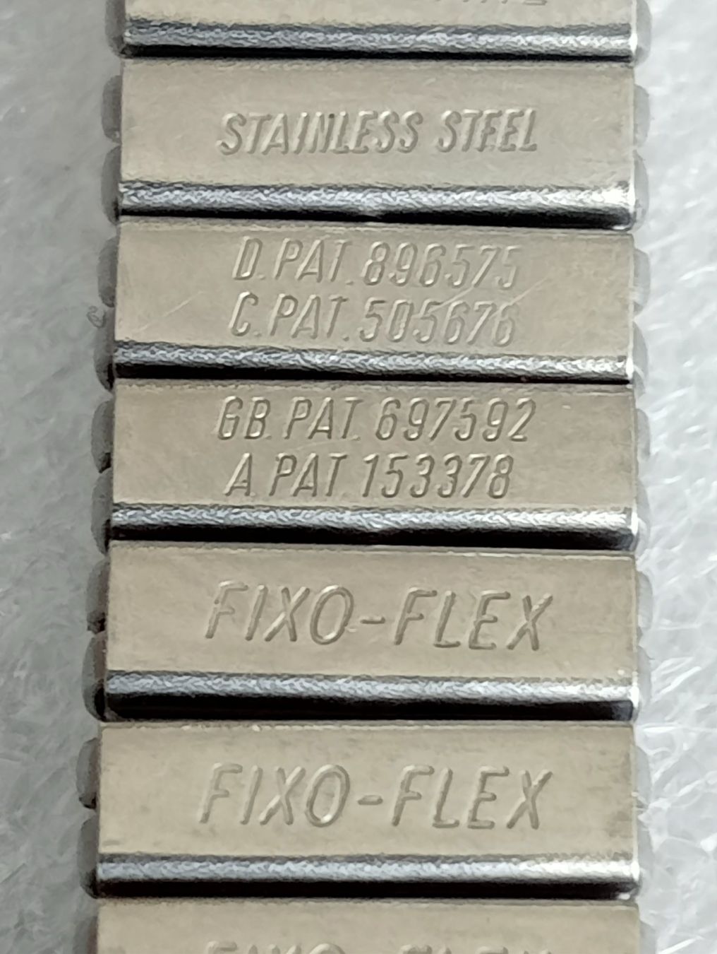 Bracciali & Braccialetti: Elastisch Uhrenarmband Fixo-Flex 9.95mm Anstoss, Silber – Usato da Zürich venduto da sendbad 2
