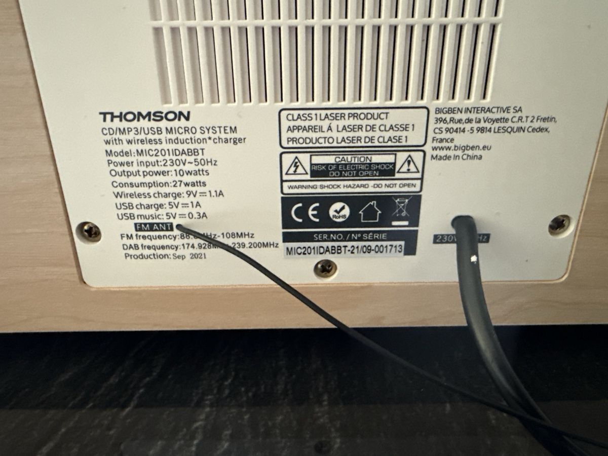 Sistemi audio & multimediali: Thomson DAB Radio – Usato da Niederhünigen venduto da man_7ybw 3