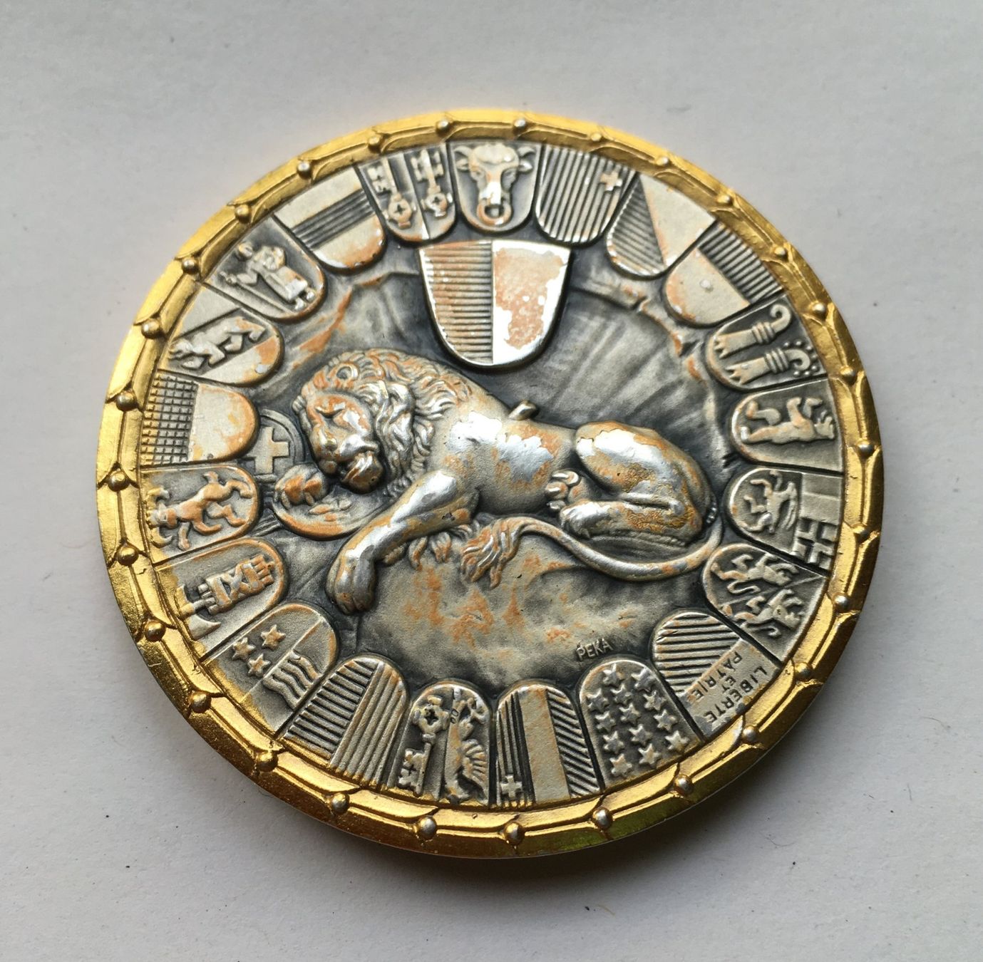 Medaillen: 1957 Schützenmedaille Luzern – Gebraucht aus Kirchberg SG von Helveticus00