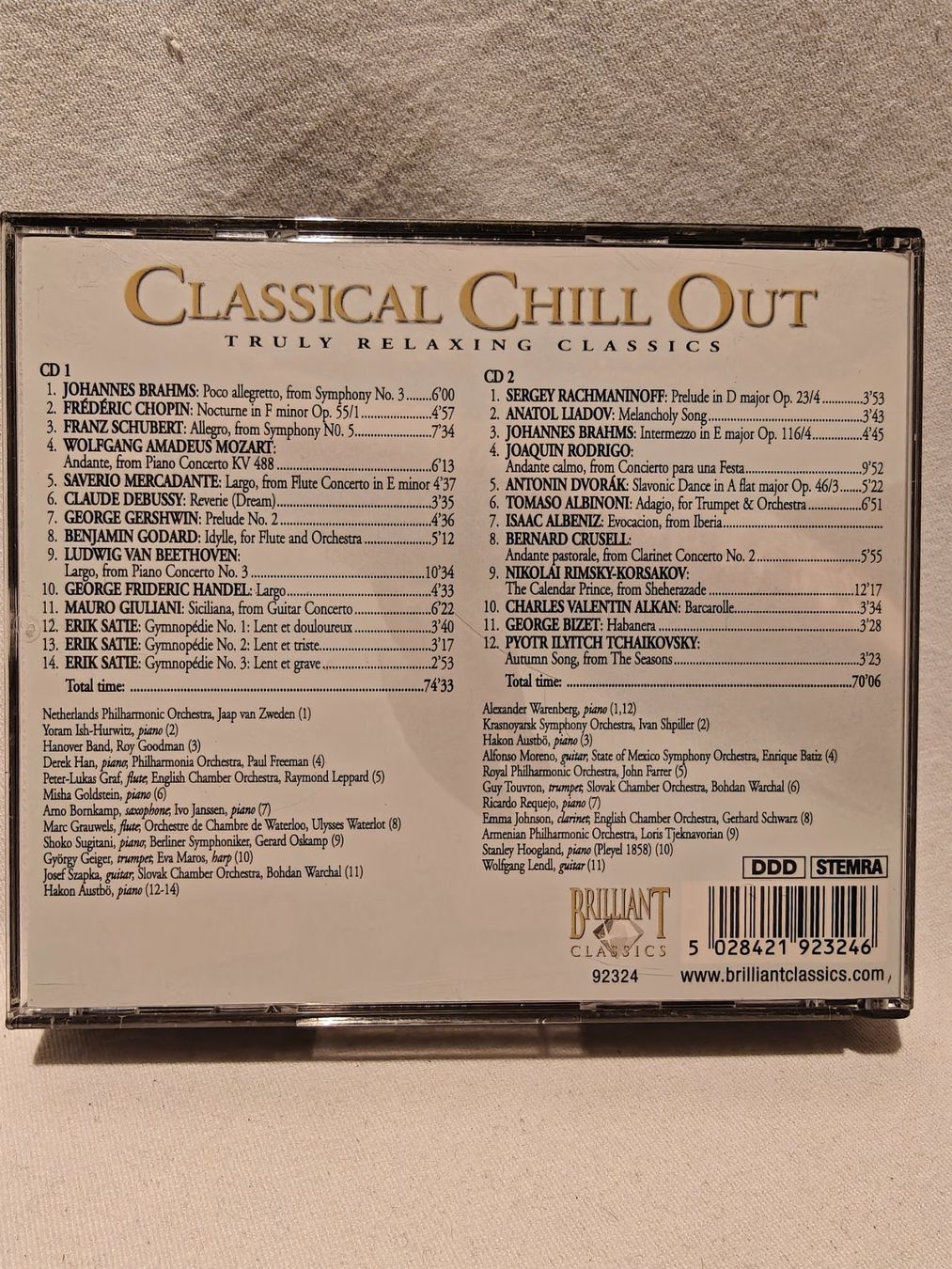 CD: Classical Chill Out Brilliant Classics 2 CD Box Set – Usato da Gutenswil venduto da Vulcano21 2
