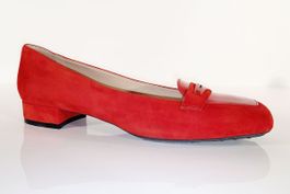 Tod's Leder Absatz Schuhe rot Gr. 41