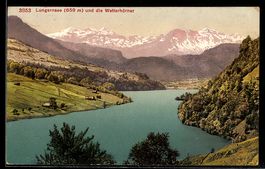 Lungernsee, Blick auf die Wetterhörner