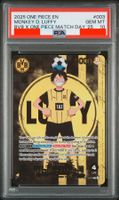 PSA 10 Monkey D. Luffy #003 BVB × One Piece (ST13-003) (V.3)