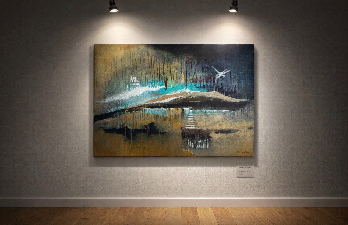 Dipinti: Christine Imstepf "Passage éphémère" – Nuovo (secondo la descrizione) da Vétroz venduto da Peinture_Intuitive