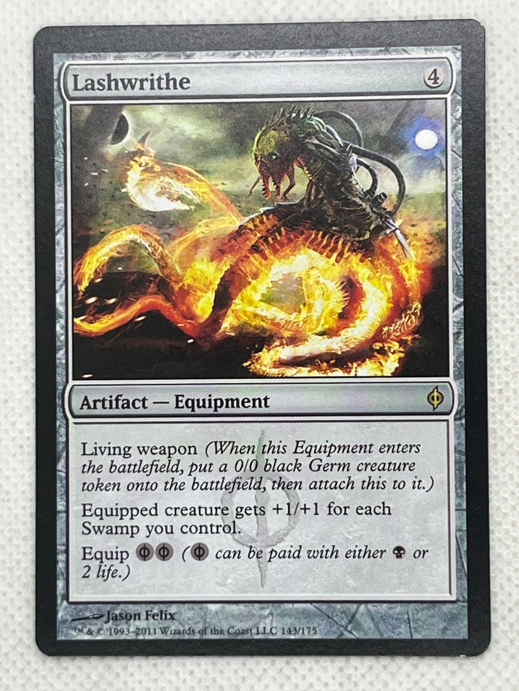 Magic The Gathering Sammelbilder & Trading cards: MTG Lashwrithe NPH 143 Englisch Rare – Gebraucht aus Hinterkappelen von Kim1992