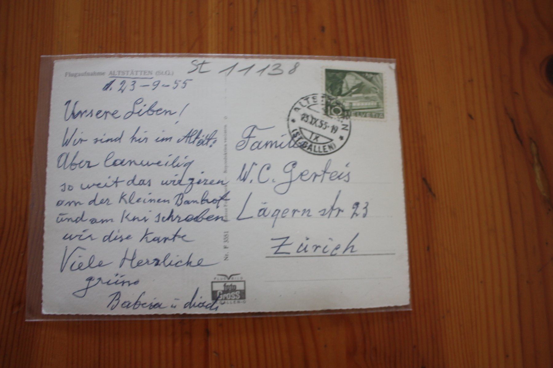 Cartoline postali: Flugaufnhame Altstätten – Usato da Altstätten SG venduto da sulim 1