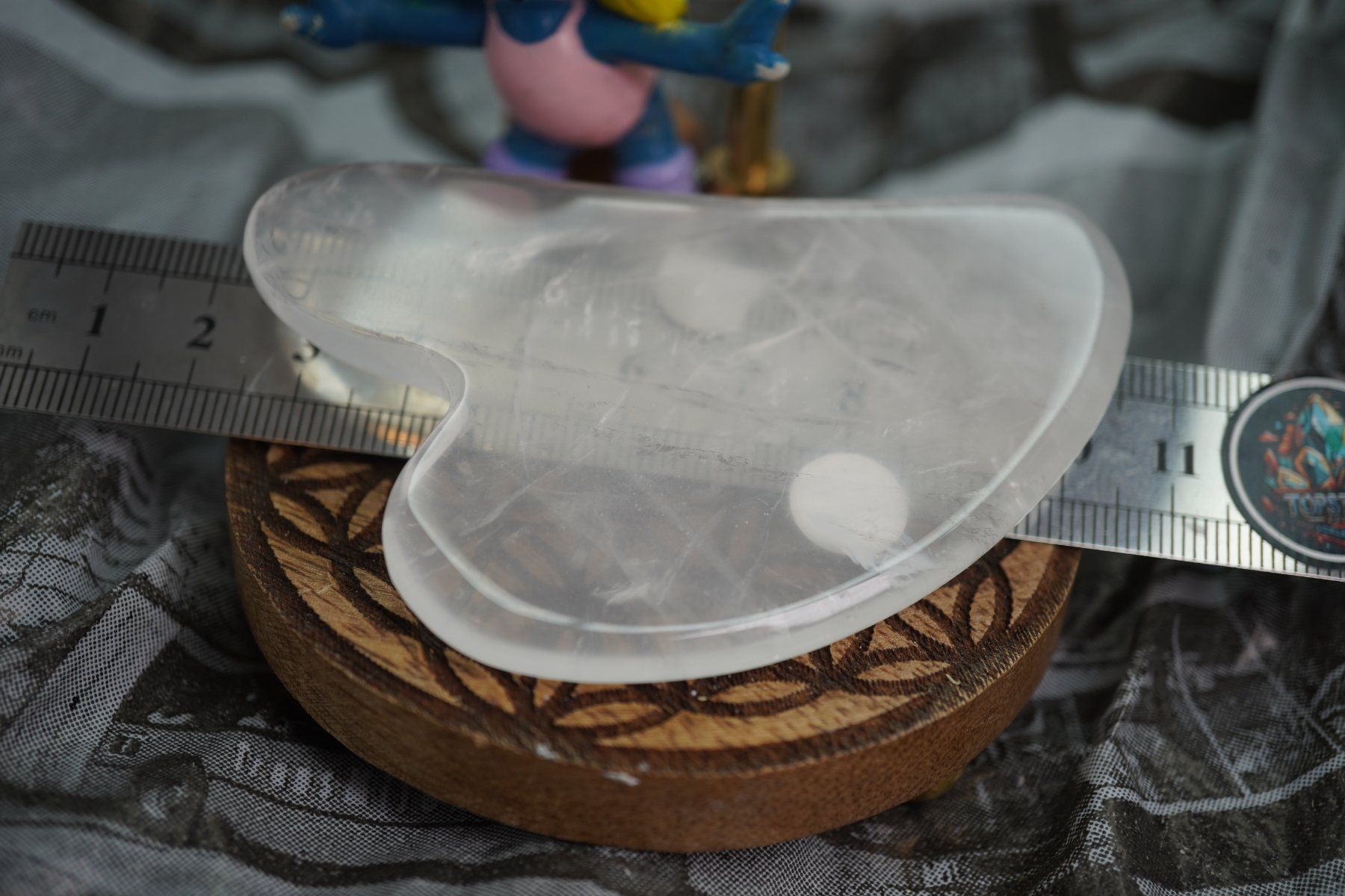 Minerali & Pietre curative: Gua Sha Massage-Stein  Bergkristall      ab 1.- – Nuovo e nell'imballaggio originale da Eschenbach SG venduto da topstone 6