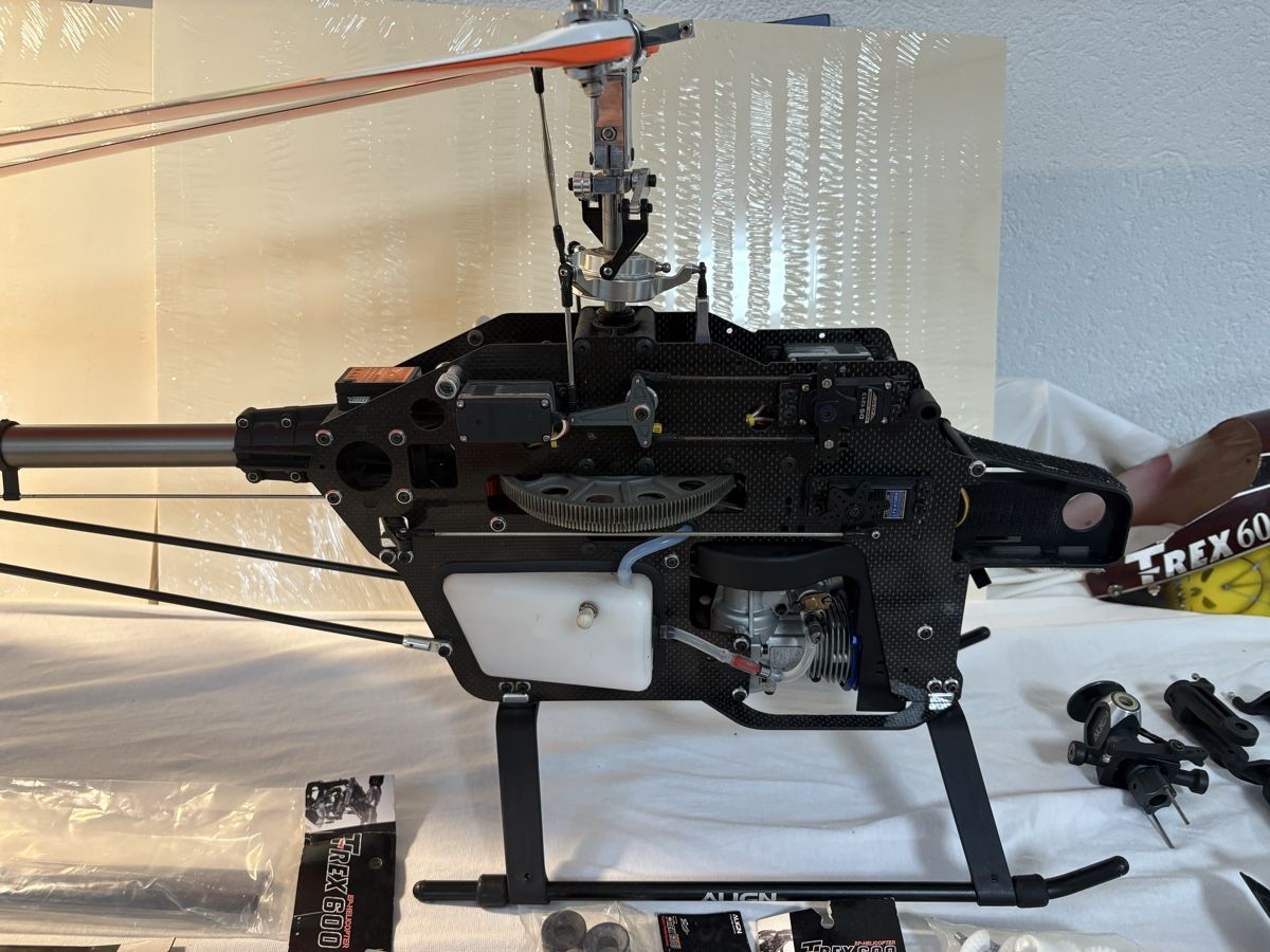 Align RC Modellbau: Très 600 nitro pour pièces – Defekt aus St-George von Naught 3